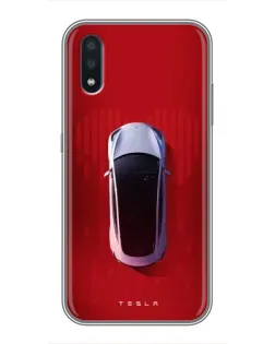 Чохол для Samsung Galaxy M10 (M105) з картинкою «Tesla Top View»