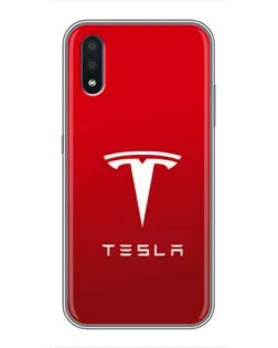 Чохол для Samsung Galaxy M10 (M105) з картинкою «Tesla Red Classic»