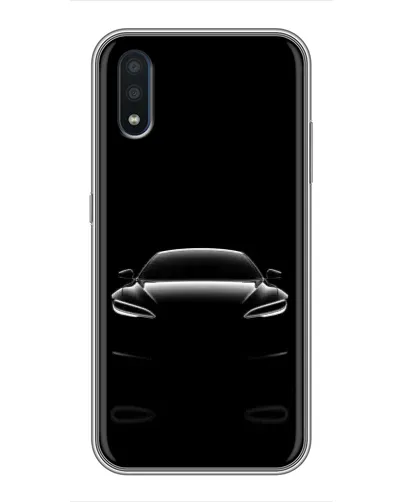 Чохол для Samsung Galaxy M10 (M105) з картинкою «Силует Tesla Night»