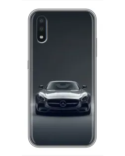 Чехол для Samsung Galaxy M10 (M105) с картинкой «Mercedes на черном»