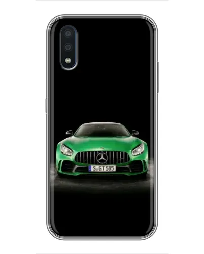 Чохол для Samsung Galaxy M10 (M105) з картинкою «Mercedes — неоновий лого» Чохол для Samsung Galaxy M10 (M105) з картинкою «Mercedes — неоновий лого»