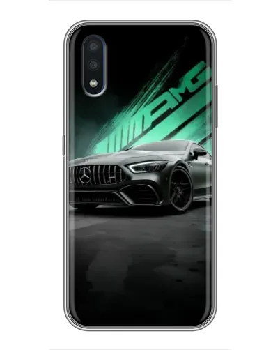 Чохол для Samsung Galaxy M10 (M105) з картинкою «Темний Mercedes AMG» Чохол для Samsung Galaxy M10 (M105) з картинкою «Темний Mercedes AMG»