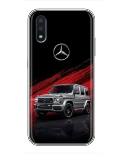 Чохол для Samsung Galaxy M10 (M105) з картинкою «Mercedes G-Class червоний»