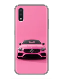 Чохол для Samsung Galaxy M10 (M105) з картинкою «Рожевий Mercedes AMG»