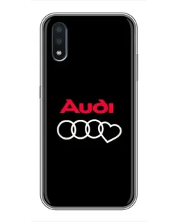 Чохол для Samsung Galaxy M10 (M105) з картинкою «Логотип Audi Heart»