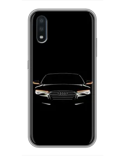 Чохол для Samsung Galaxy M10 (M105) з картинкою «Audi — нічний контур»