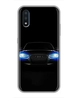 Чохол для Samsung Galaxy M10 (M105) з картинкою «Audi в неоні»