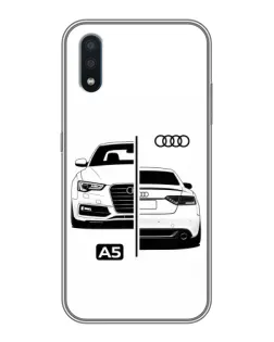Чохол для Samsung Galaxy M10 (M105) з картинкою «Audi — контрастний дизайн»