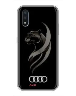 Чохол для Samsung Galaxy M10 (M105) з картинкою «Графіка — пантера та Audi»