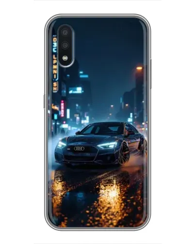 Чохол для Samsung Galaxy M10 (M105) з картинкою «Нічне місто та Audi» Чохол для Samsung Galaxy M10 (M105) з картинкою «Нічне місто та Audi»