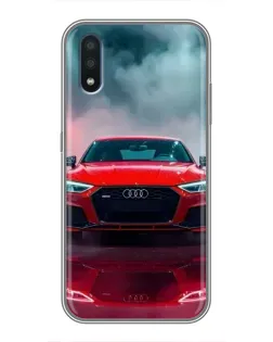 Чохол для Samsung Galaxy M10 (M105) з картинкою «Audi RS — червоний стиль»