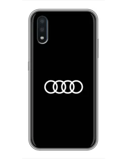Чохол для Samsung Galaxy M10 (M105) з картинкою «Audi White Logo»