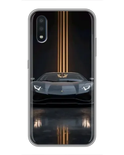 Чохол для Samsung Galaxy M10 (M105) з картинкою «Lamborghini золоті лінії» Чохол для Samsung Galaxy M10 (M105) з картинкою «Lamborghini золоті лінії»