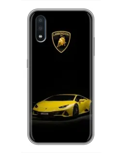 Чохол для Samsung Galaxy M10 (M105) з картинкою «Lamborghini жовтий акцент»