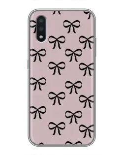 Чохол для Samsung Galaxy M10 (M105) з картинкою «Чорні бантики»