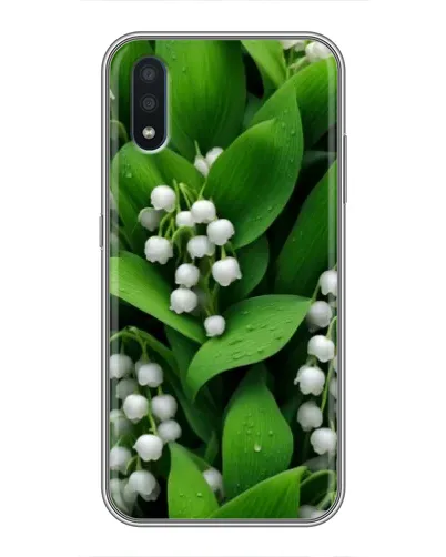 Чохол для Samsung Galaxy M10 (M105) з картинкою «Конвалії в зелені»