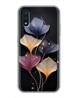 Чохол для Samsung Galaxy M10 (M105) з картинкою «Лілові квіти грації»
