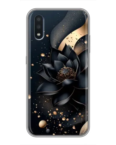 Чохол для Samsung Galaxy M10 (M105) з картинкою «Чорний лотос»