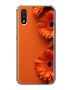 Чохол для Samsung Galaxy M10 (M105) з картинкою «Помаранчеві гербери»