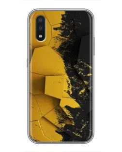 Чохол для Samsung Galaxy M10 (M105) з картинкою «Золоті уламки геометрії»