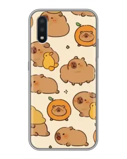 Чохол для Samsung Galaxy M10 (M105) з картинкою «Капібари з апельсинами»