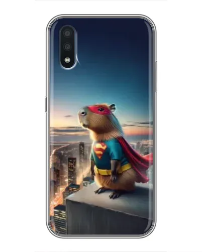 Чохол для Samsung Galaxy M10 (M105) з картинкою «Капі-мен супергерой» Чохол для Samsung Galaxy M10 (M105) з картинкою «Капі-мен супергерой»