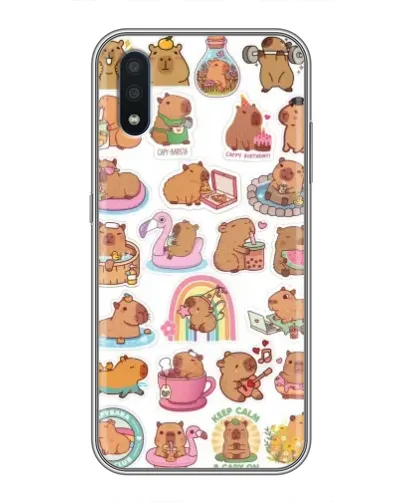 Чохол для Samsung Galaxy M10 (M105) з картинкою «Капібари набір» Чохол для Samsung Galaxy M10 (M105) з картинкою «Капібари набір»