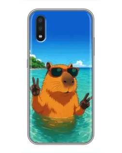 Чохол для Samsung Galaxy M10 (M105) з картинкою «Морська капібара»