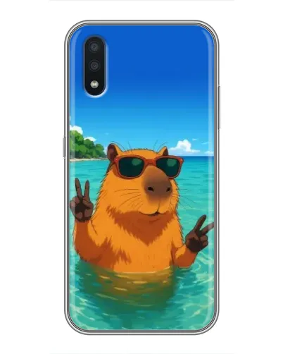 Чохол для Samsung Galaxy M10 (M105) з картинкою «Морська капібара» Чохол для Samsung Galaxy M10 (M105) з картинкою «Морська капібара»
