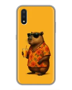 Чохол для Samsung Galaxy M10 (M105) з картинкою «Капібара на відпочинку»