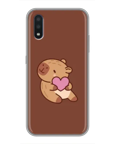 Чохол для Samsung Galaxy M10 (M105) з картинкою «Капібара з серцем» Чохол для Samsung Galaxy M10 (M105) з картинкою «Капібара з серцем»