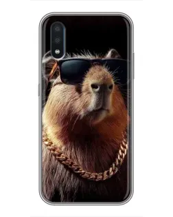Чохол для Samsung Galaxy M10 (M105) з картинкою «Капібара золотий ланцюг»