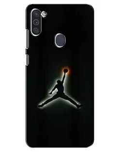 Чехол для Samsung Galaxy M11 с картинкой «Jordan Gradient Logo»