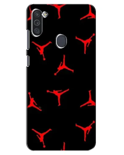 Чохол для Samsung Galaxy M11 з картинкою «Jordan Red Pattern»
