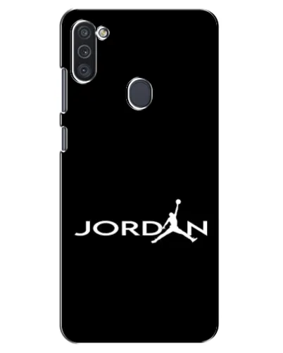 Чохол для Samsung Galaxy M11 з картинкою «Jordan White Logo»