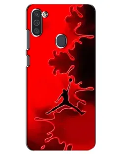 Чохол для Samsung Galaxy M11 з картинкою «Jordan Red Smoke»