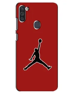 Чохол для Samsung Galaxy M11 з картинкою «Jordan Red Back»