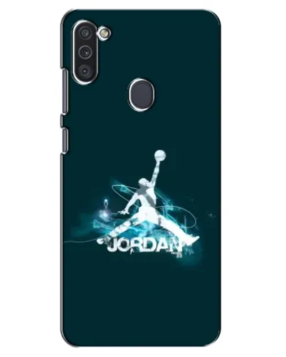 Чохол для Samsung Galaxy M11 з картинкою «Jordan Blue Fire»