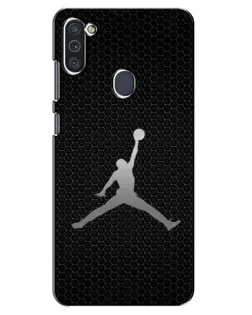 Чохол для Samsung Galaxy M11 з картинкою «Jordan Dark Carbon»