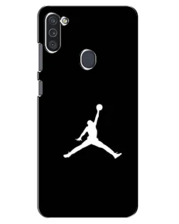 Чохол для Samsung Galaxy M11 з картинкою «Jordan Silhouette»