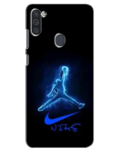 Чохол для Samsung Galaxy M11 з картинкою «Jordan Neon Blue»