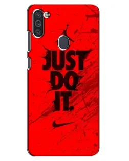 Чохол для Samsung Galaxy M11 з картинкою «Nike Just Do It»