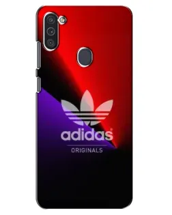 Чехол для Samsung Galaxy M11 с картинкой «Adidas Red Neon»