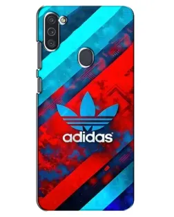 Чехол для Samsung Galaxy M11 с картинкой «Абстракция Adidas»