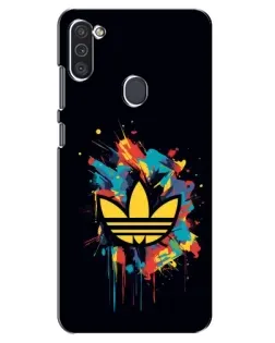 Чехол для Samsung Galaxy M11 с картинкой «Adidas Splash»