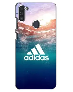 Чохол для Samsung Galaxy M11 з картинкою «Океанська глибина адідас»