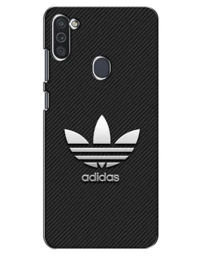 Чохол для Samsung Galaxy M11 з картинкою «Adidas Карбонова текстура»