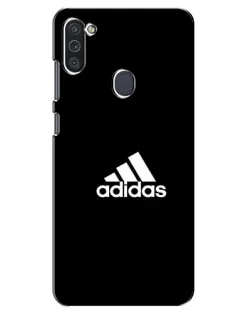 Чохол для Samsung Galaxy M11 з картинкою «Чорна класика Adidas»