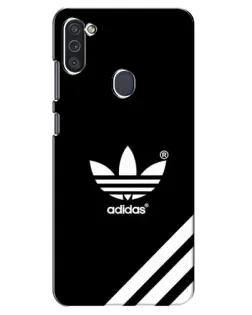 Чохол для Samsung Galaxy M11 з картинкою «Adidas з діагональними смугами»