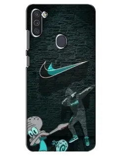 Чехол для Samsung Galaxy M11 с картинкой «Спортивный арт Nike»